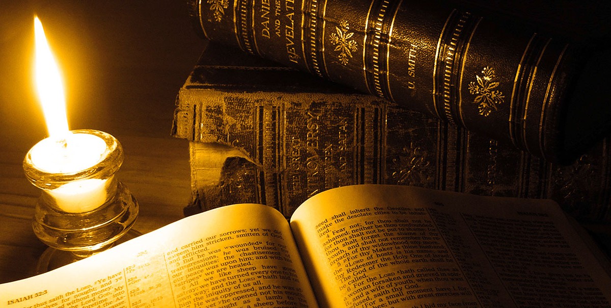 Candle with Bible Candlelight MinistriesCandlelight Ministries